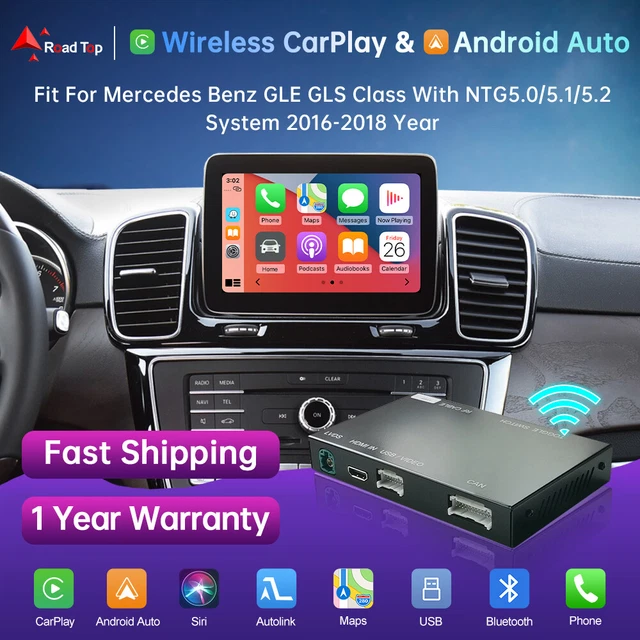 Android Wifi Decoder WIRELESS CARPLAY ANDROID Auto Retrofit Kit Decoder for Benz GLE GLS SLC ...