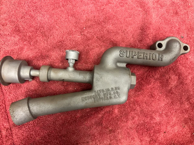 1923  MODEL T WATER PUMP Superior Neupert  sandblasted spins freely Ford