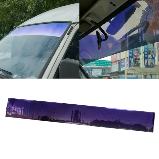 Car Window Sun Visor Strip Tint Film Front Windshield UV Shade Decal new