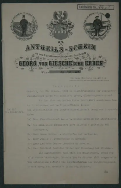 Bergwerks-Gesellschaft Georg von Giesche'sche Erben 1927