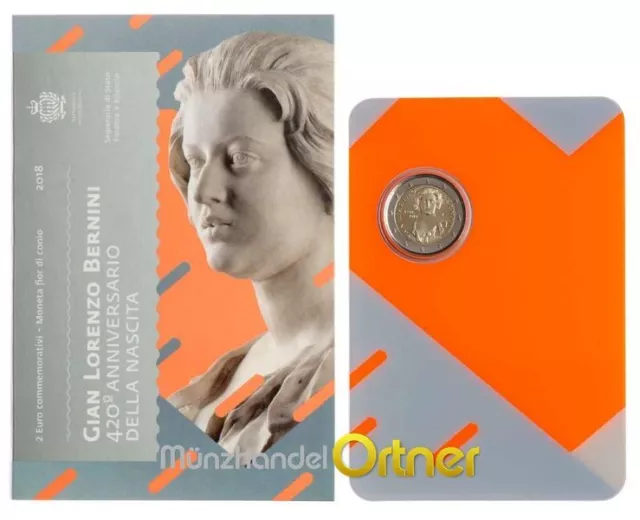 2 Euro Sondermünze San Marino 2018"Bernini"