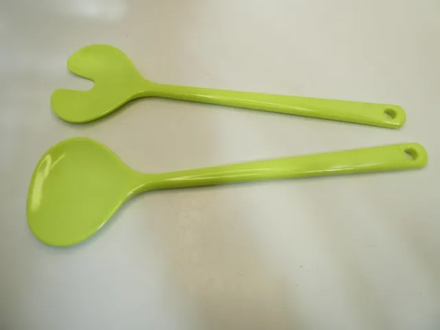 Vintage Denmark Rosti Mepal Plastic Melamine Salad Servers Spoons