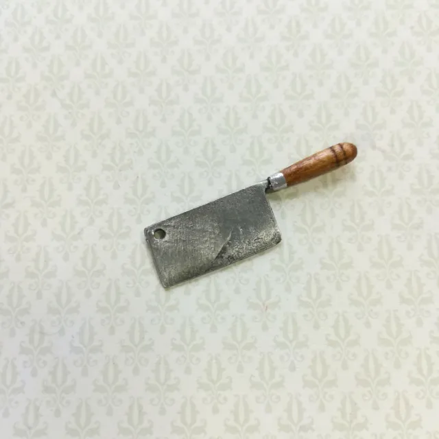 Dollhouse Miniature Butcher Knife Cleaver Sir Thomas Thumb 1:12 Scale