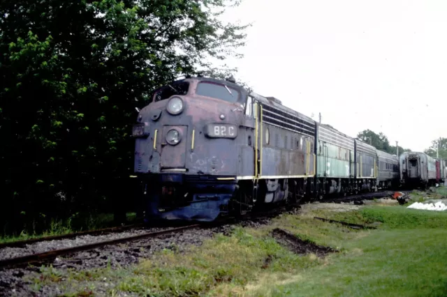 CMSP&P Milwaukee F7A # 82C 35mm original Kodachrome slide taken at Oroville, Cal