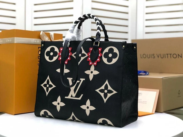 LOUIS VUITTON ONTHEGO GM Tote Bag M45373 Giant Monogram Empreinte
