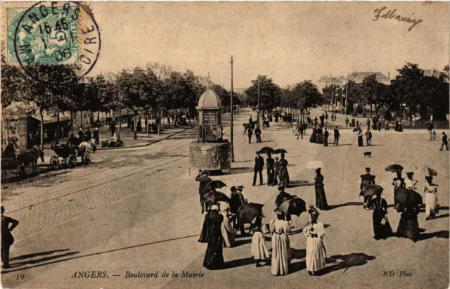 CPA ANGERS - Boulevard de la Mairie (296598)