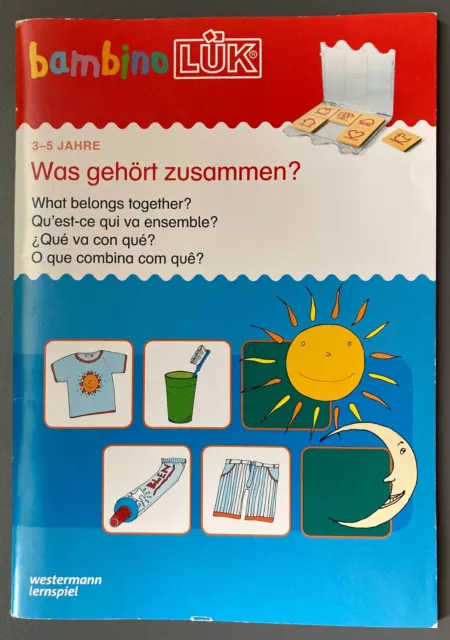 banbino LÜK Was gehört zusammen? / 3-5 Jahre / sehr guter Zustand