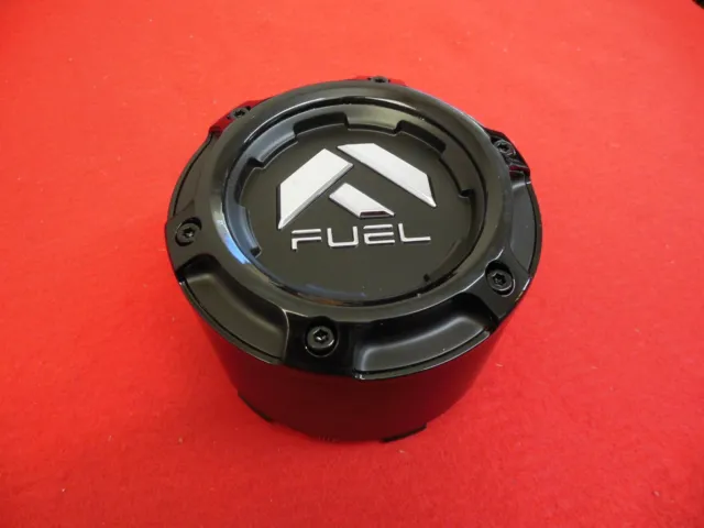 Fuel Custom Wheel Center Cap Satin Black/Gloss Black  1005-49TBLD 1005-58