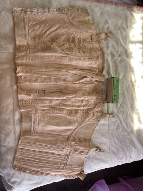 Antique Corset c. 1912 - Jenyn’s Support & reducing with Prestige Stockings