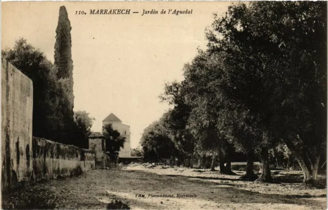 CPA AK Marrakech - Jardin de l'Aguedal MAROC (963624)