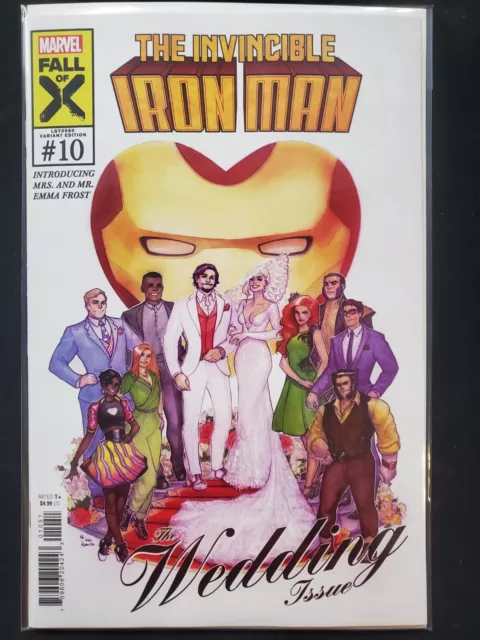 Invincible Iron Man #10 Hetrick Homage Variant Marvel 2023 VF/NM Comics