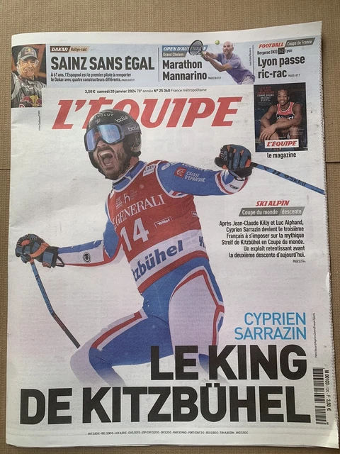 L'ÉQUIPE 28 DÉCEMBRE 2024 «SARRAZIN LA FRAYEUR» SKI ALPIN