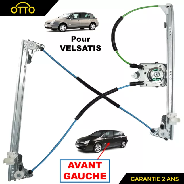 Mécanisme de Lève Vitre Gauche pour VELSATIS VEL SATIS 2.2 2.0 dCi V6 8200008324