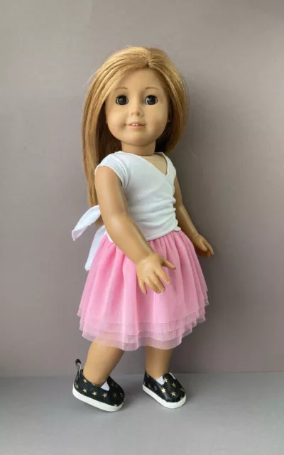 18 19 20 in doll tutu skirt, fits for American Girl Gotz Maru and Friends 2