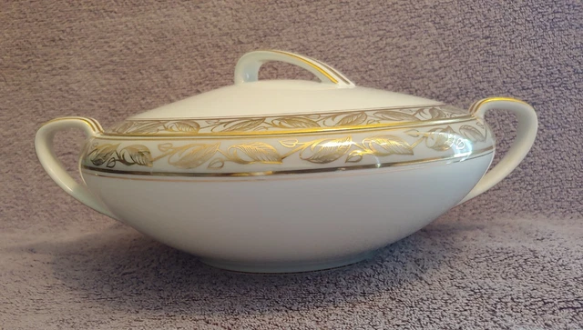 MCM Noritake China GRETA 5272 Round Covered Serving Bowl     EXCELLENT CONDITION