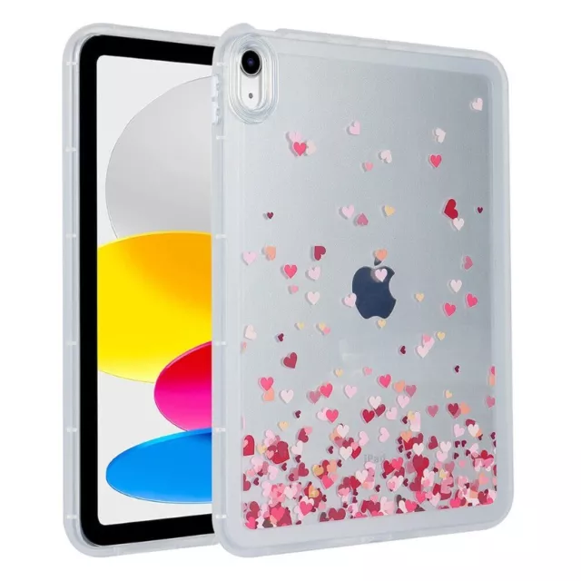 Clear For iPad 10th 9th 8th 7th 5th Generation Shockproof Transparent Case Cover