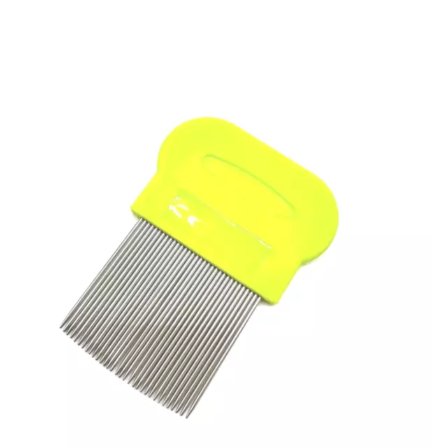 Metal Nit Hair Lice Comb Handle brush Remove Head Lice Eggs Combs New UK