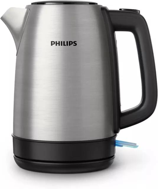 Hervidor de Agua Eléctrico Acero Inoxidable Philips 1,7 Litros 2200W