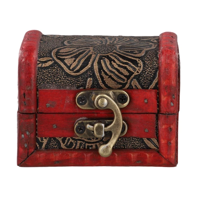 Coffret à Bijoux Ancien Bombay Company - Bois - 21,5 X 13,5 X 8,5 Pouces