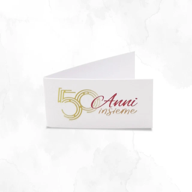 Bigliettini Cresima Santa - Set 50 Pezzi Cartoncino 200g/m² Per Inviti