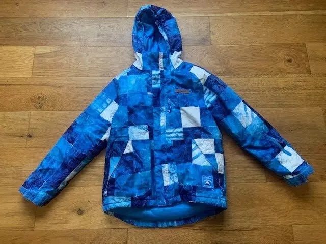 BOYS NO FEAR Blue Ski Snowboard Jacket Padded Coat Age 9 10 Years 12.99 PicClick UK