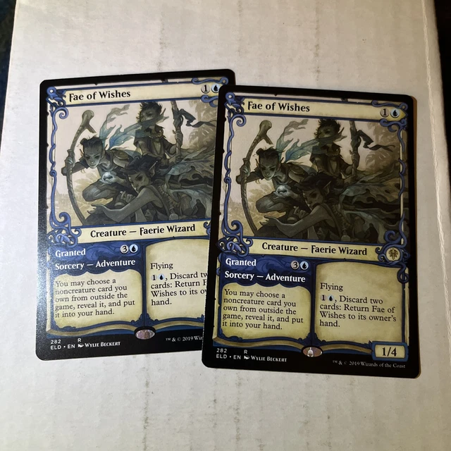 MTG FAE OF Wishes Granted Throne of Eldraine 282 Regular Rare X2 2.49