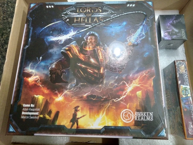 LORD OF HELLAS Board Game  Awaken Realms 2017, BRAND NEW, FACTORY SEALED.
