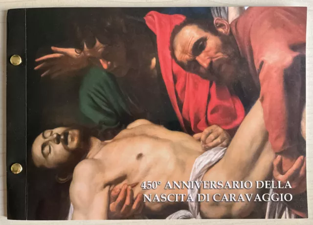 Vatikan Numisbrief 2021, 450. Geburtstag von Caravaggio mit der 2 Euro Münze