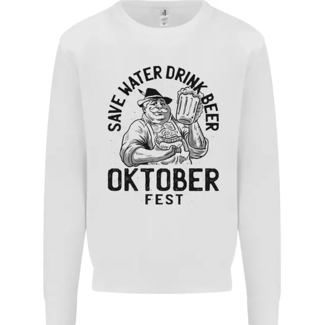 Oktoberfest Drink Beer Funny Alcohol Kids Sweatshirt Jumper