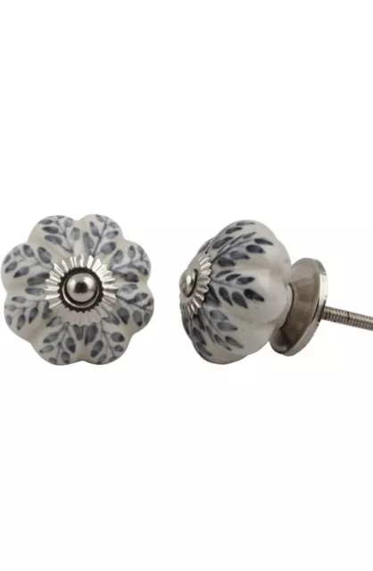 12 X Ceramic Pottery Door knobs Cabinet Handle Cupboard Pulls Drawer Puller knob