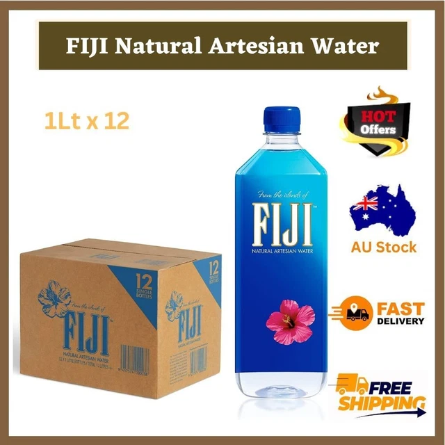 FIJI Natural Artesian Water 1Lt x 12 Free shipping AU