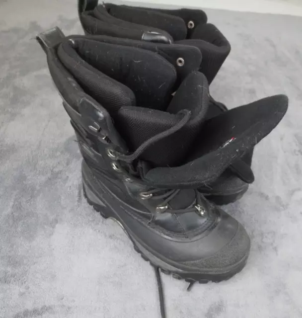 BAFFIN BOOTS MENS 8 US Black Crossfire 4300-0160 Insulated Snow Boots ...