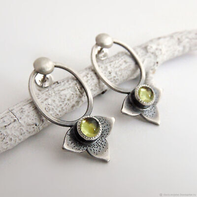 925 Silver Turquoise Hook Drop Earrings Wedding Women Engagement Jewelry Gift