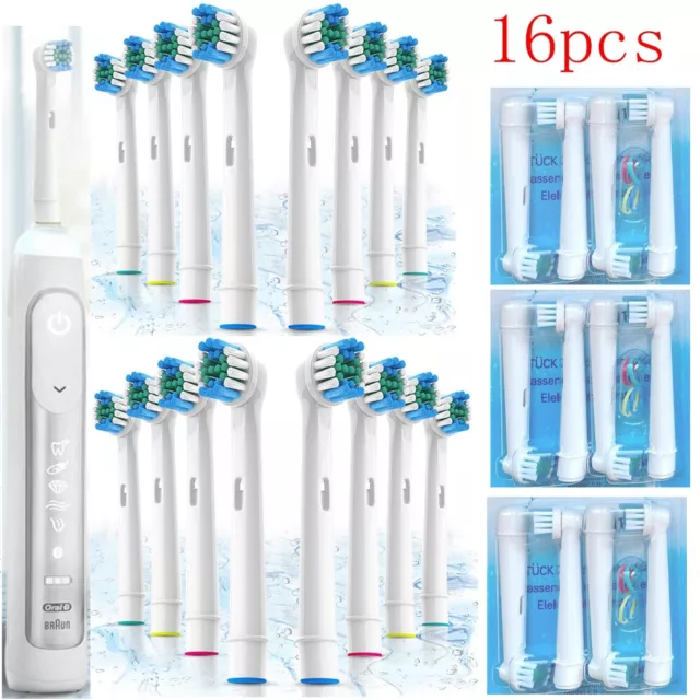 Têtes de brosse de rechange pour brosse à dents électrique pour Oral B Braun