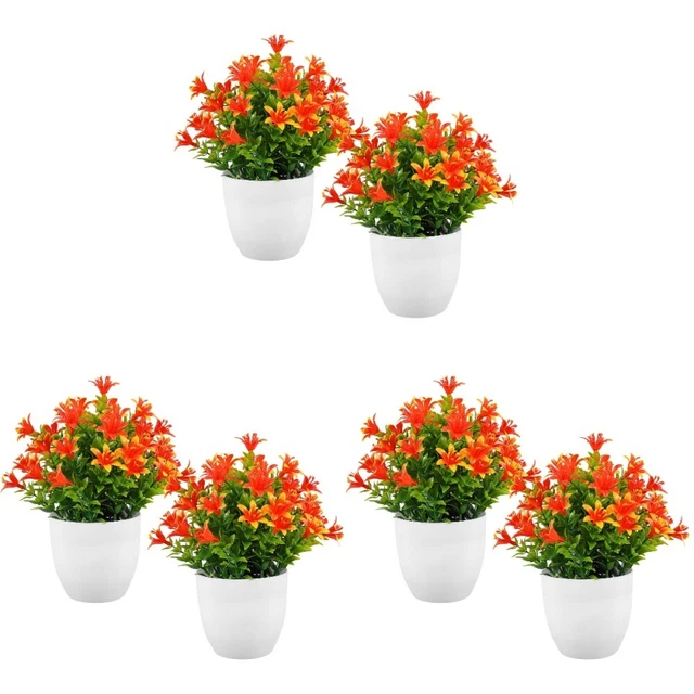 KINGLAKE 6 Vasi Per Orchidee In Plastica Trasparente - 11,5 Cm, Con Fori Di Drenaggio