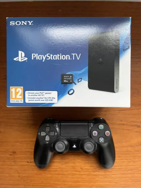 Sony PlayStation Vita TV, Dualshock 4, 64GB Memory card