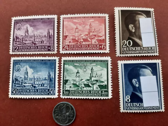 Drittes Reich/besetzte Gebiete, Münze und Briefmarken