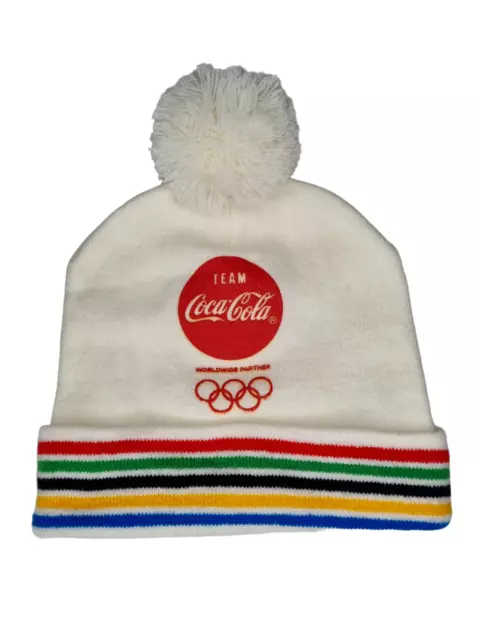Coca-Cola 2021 Winter Olympic Beanie in White