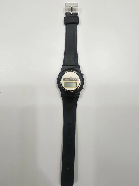 WWF Wrestle Mania V 5 Watch 1989 80's Limited Edition Collection Souvenir