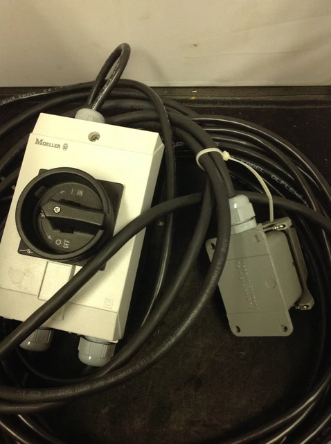 Moeller P1-32/KA-50960 Motor Starter Switch w/Cable and Harting Connector