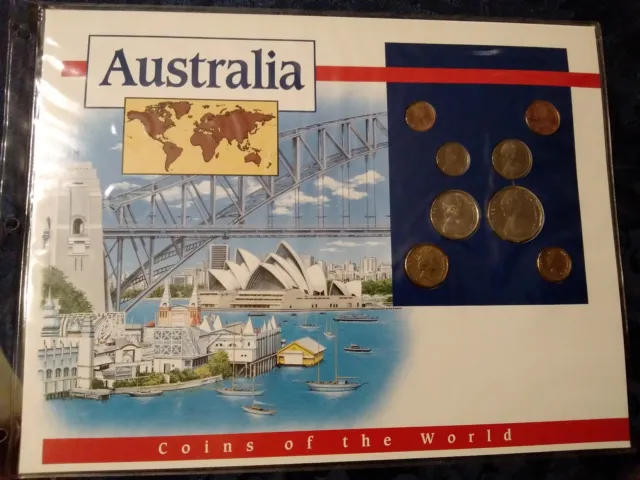 Coins of the World Australia 1973-1994 BU $2 1990 $1 1994 5 cents 1977 1 cent 73
