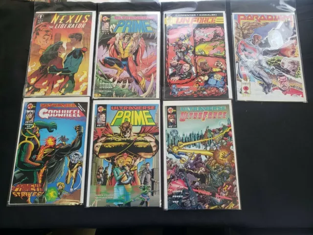 Misc Indie Comics 7Pc (Vf/Nm) Nexus The Liberator, Prime, Ultraverse 1992-95