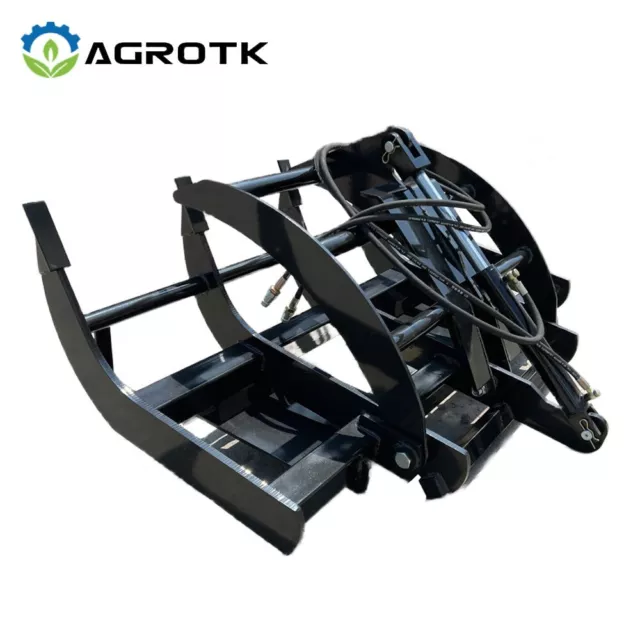 Agrotk Skid Steer Grapple Bucket Attachment Loader