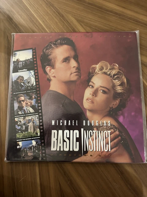 Basic Instinct Directors Cut Laserdisc - Like New - BI FOLD Cover