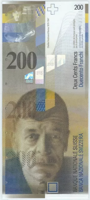 Schweiz / Switzerland 200 FRANKEN 2006 UNC.