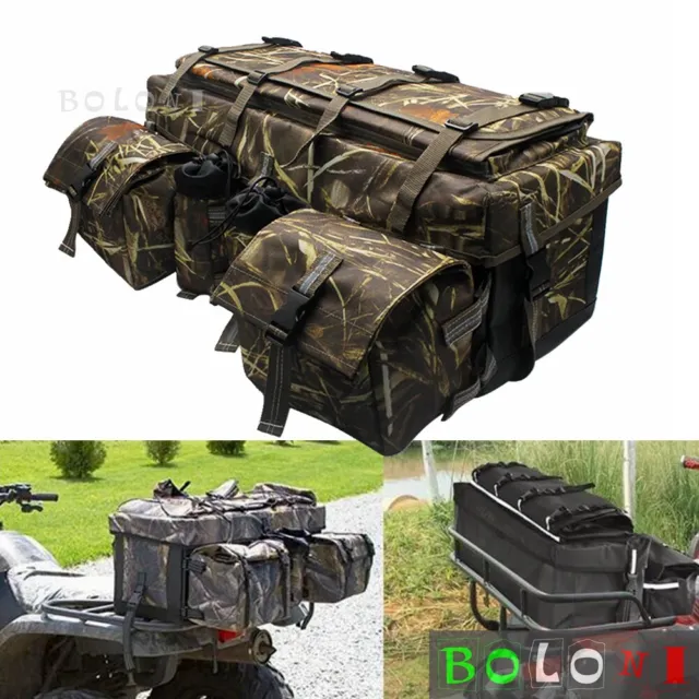 ATV Rear Rack Luggage Storage Bag For Polaris Sportsman 500 570 700 800 XP 1000