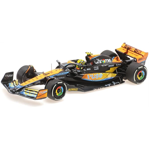 Minichamps 1:18 McLAREN MCL60 LANDO NORRIS 2ND SINGAPORE GP 2023 Modèle | UK