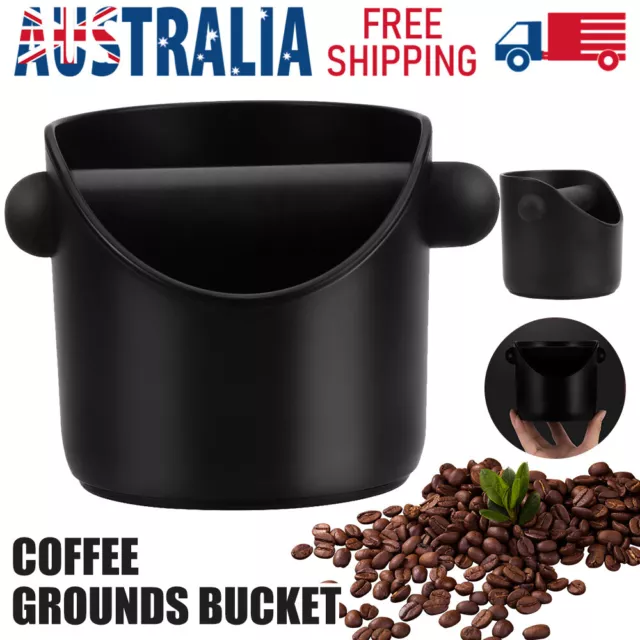 Coffee Knock Bin CREMA PRO Espresso Grinds Tamper Waste Box Container Tamp Tube