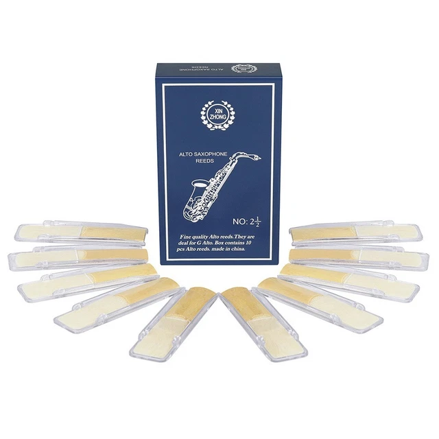 Chaud Solde Alto Saxophone Anches 10pcs / Pack Accessoires Alto Sax Anches