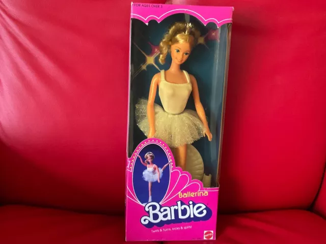 VINTAGE 1983 MATTEL Ballerina Barbie Doll~ 4983 NRFB NEW MINT IN BOX~RARE IN UK £95.00 - PicClick UK